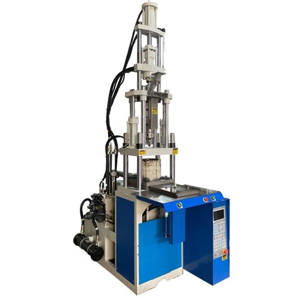 25 Ton Earphone Making Machine Single Slide Vertical Plastic Injection Moulding Machine