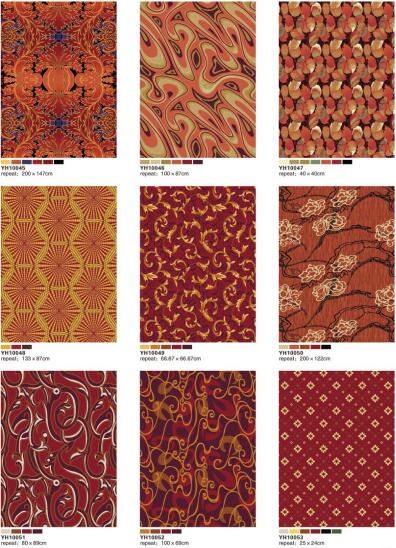 Nylon printed carpet pile height 8mm pile weight 1200g/sqm width 3.66 or 4.0m