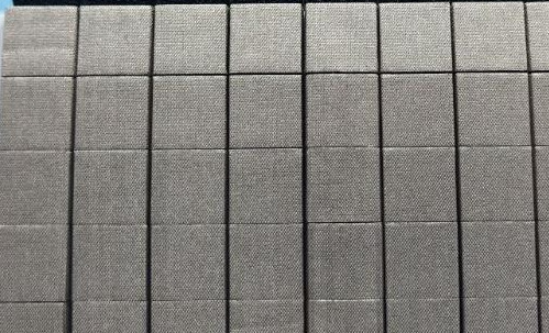 Thin Fabric Over Conductive Foam Sheet 90 110dB abrasion Resistant For Printers