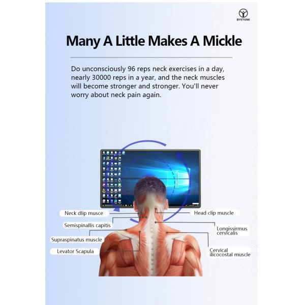 Automatic PC Monitor Arm Stands Rotating Lazy Design To Exercise Neck