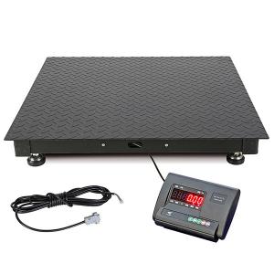 Quality Warehouse Weighing Floor Scale 5T Electric Industry Platform Scale Indicator wholesale