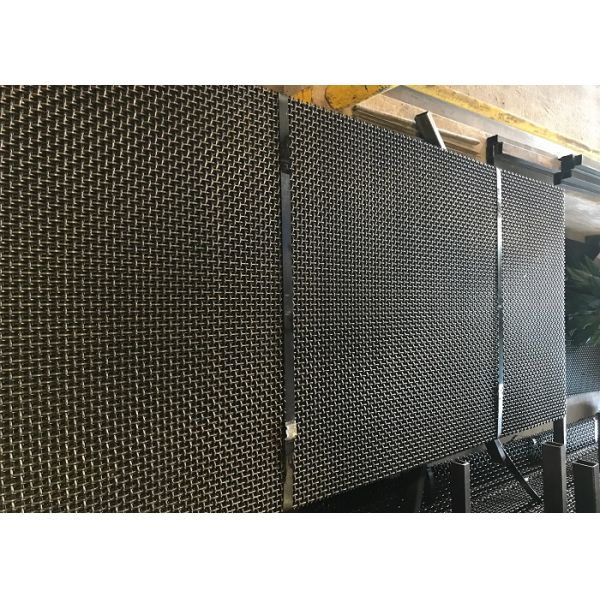 Coal Industry SS Vibrating Screen Mesh Crimped Wire Cloth For Stone Crusher