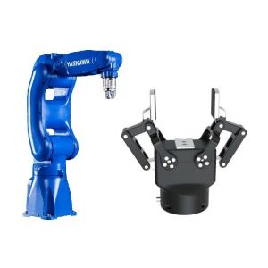 Quality 6 Axis Pick And Place Robotic Arm Yaskawa GP8 With CNGBS Robot Gripper For Material Handling Robot wholesale