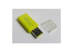 Logo Printed Micro SD Card Reader , External USB Card Reader For SD Memory Stick