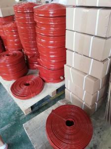 Quality High Temperature Silicone Rubber Fiberglass Sleeving For Cables Wires wholesale