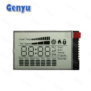 China Customized Sizes COG PIN Segmented TN LCD Display Transflective No Backlight on sale
