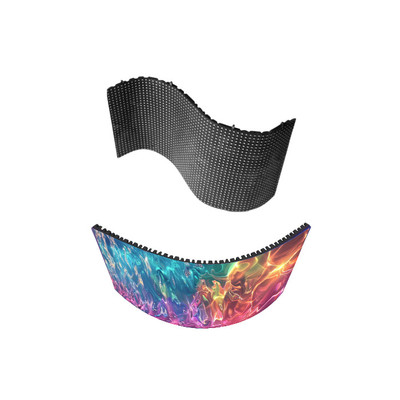 P1.25 Flexible LED Display Screen 240*120mm Magnetic Front Service Multiple Shapes
