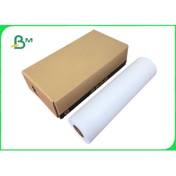  80gsm White Plotter Paper For HP Inkjet Printers 20" x 50yards 2" core size