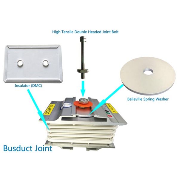 1000A Copper Bus Duct Expansion Joint One Bolt Busbar Accessories For System Connection