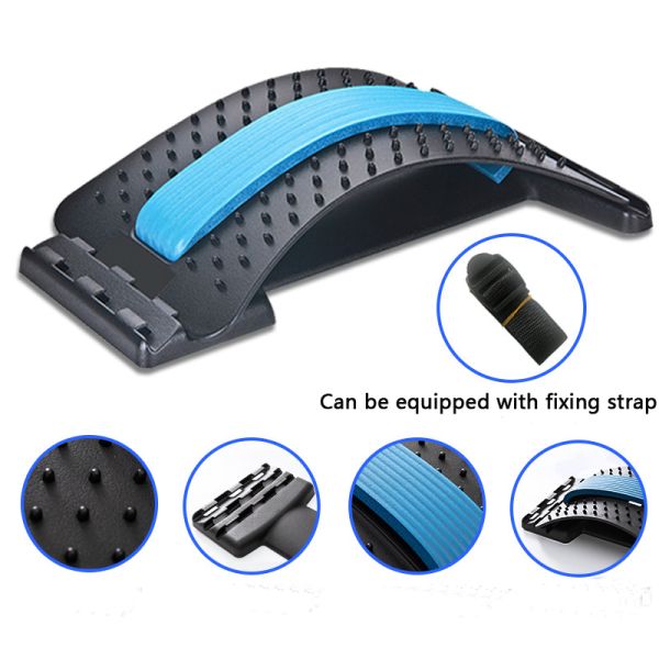 Electric Therapy Massager Back Stretching Device Massager For Bed Lower And Upper Pain Relief