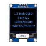 1.5 Inch OLED Display Panel Module Unit 128x128 Pixels 4 Pins I2C Interface With