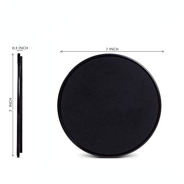 Set of 2 Gliding Core Sliders for Improved Balance Abdominals Strengthening Fat Burning with Slider Discs