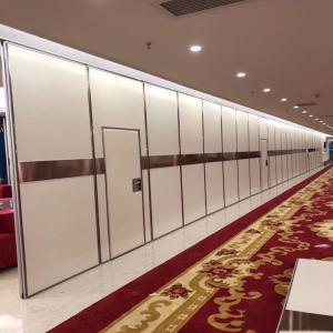 Quality Banquet Hall Movable Partition Walls Soundproof MDF Interior Sliding Wooden Door wholesale