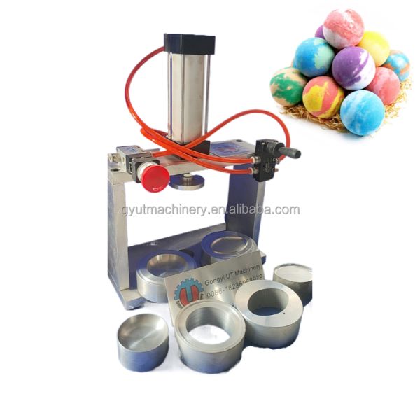 Professional Pneumatic Handmade Bath Bomb Making Machine with 20-60MM Roller Diameter
