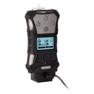 Quality 4 Gas Analyzer With Micro Clip H2S O2 CO LEL Ex 4 Compound Gas Detector IP67 Explosion Proof wholesale