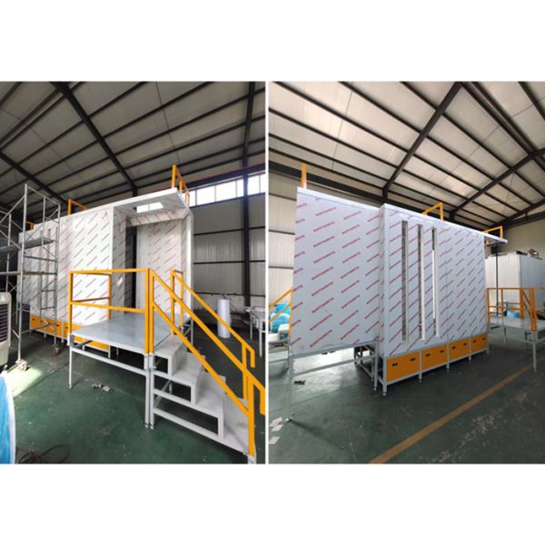 Quick Color Change Electrostatic Powder Coating Spray Booth Length 2600mm
