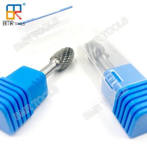 China BMR TOOLS E type Oval Shape tungsten carbide rotary burrs 12mm carbide rotary files high speed deburring on sale