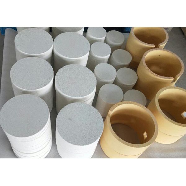 MgO Stabilized Insulation Tube , 4.8g/cm3 Density Zirconia Insulation Bricks