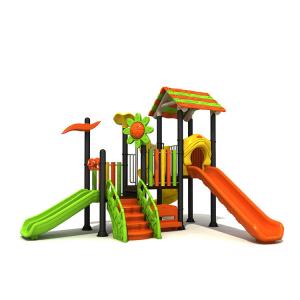 Quality Children Amusing Park Set Kids Slides Outdoor Plastic Gym Playground wholesale