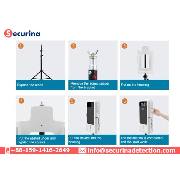 3W Power Consumption Non contact Thermomter and Automatic Sanitizer Dispenser for Preventing COVID-19