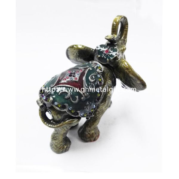 Indian elephant decorated Custom Made Jewelry Boxes for gift
