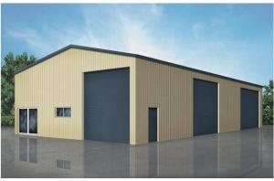 China AISI Prefabricated Steel Structures , Prefab Metal Building Construction Vibration Proof on sale