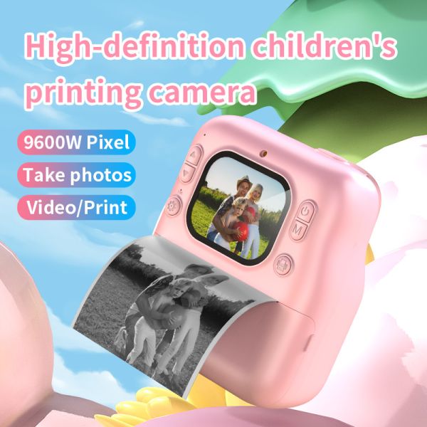 2.0-inch LPS Children's Printing Camera Y300H with Type C and 1080P Video Photo booth/continuous shooting/time-lapse