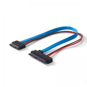 Quality 30CM 1FT 12 Inch 22 Pin To Slimline SATA 5V Cable Serial Connection wholesale