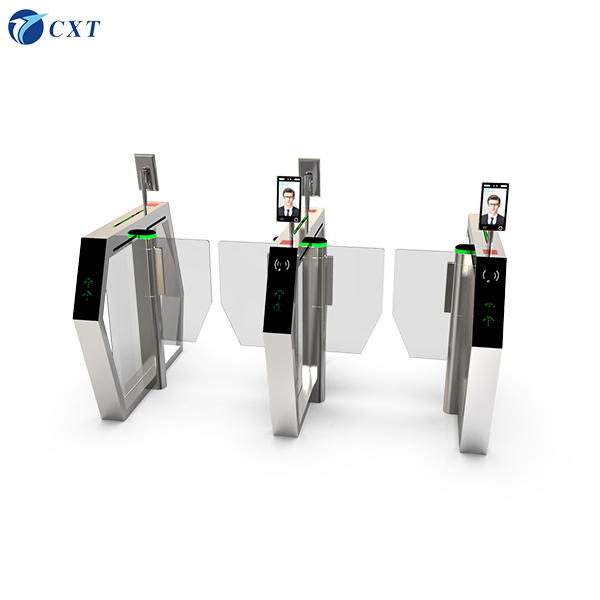 AI Safe Pedestrian Barrier Gate SUS304 With Adjustable Speed 117