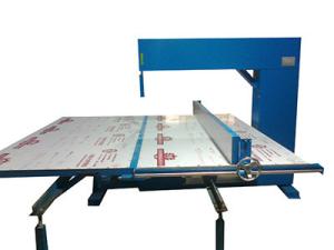 Manual Vertical CNC Router Foam Cutting Equipment 1.74KW For Square Foam Block Cutting
