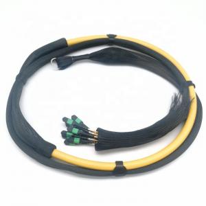 China 8-144 Core MPO MTP Patch Cord Trunk Cable Single Mode OS2 MTP/MPO Breakout With Pulling Eye on sale