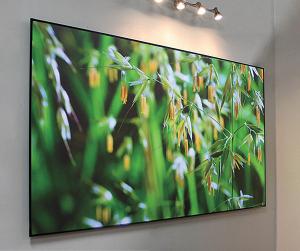 Quality 100 Inch Fixed Frame Screen Black Diamond Projector Screen 170° View Angle wholesale