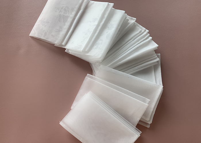 100% Nylon Rosin Press Filter Bags Customized Label White