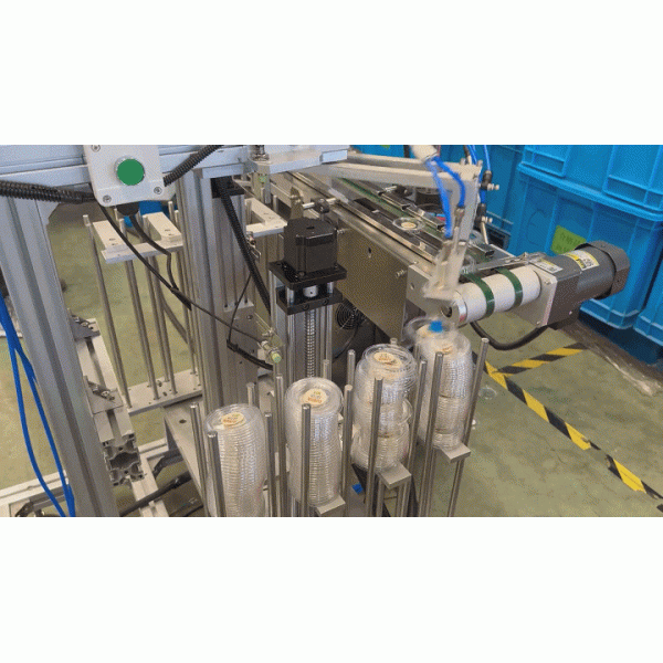 YIMU YM210 Automatic LABELING MACHINE for Storage Box Glass Jar Food Container Plastic Lid