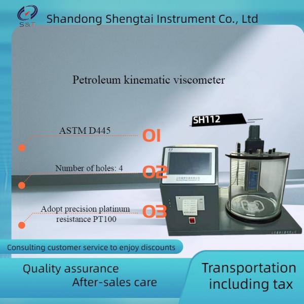Cheap Transformer Oil Testing Equipment SH112 Automatic Calculation of Four Hole Test for Kinematic Viscometer for sale