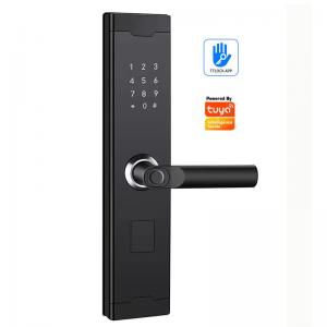 Quality TUYA USB Port Smart Home Door Lock Emergency Push Pull Direction For Front Door wholesale