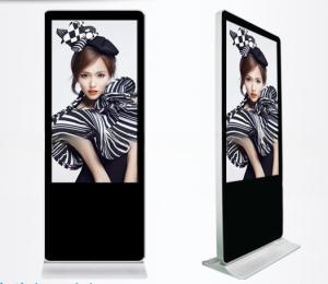 China 55 inch Floor standing LCD multimedia POP display video player with remote wifi network function on sale
