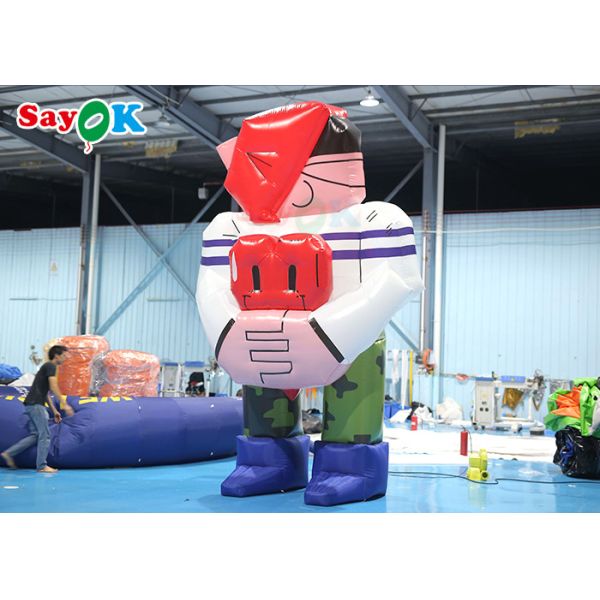 4.5m Inflatable Cartoon Characters Giant Inflatable Mascot Model For Indoor And Outdoor Decoration