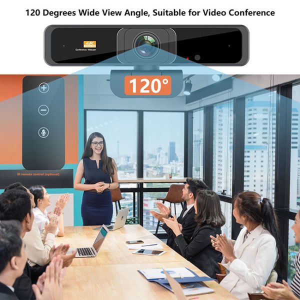 Ultra 4k Conference Webcam 1080p Video Calling Camera With Remote Control