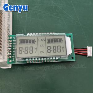 China Customization Segment LCD Modules TN 6 Digit LCD Display Blue Backlight on sale