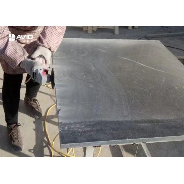 Grey Natural Limestone Tiles For Kitchen / Bathroom Floor Sound Insulation