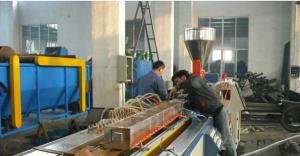 Quality PVC WPC Plastic Profile Extrusion Line For Doorframe / PVC Angle Bead wholesale