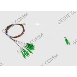 Quality FTTH Low Insertion Loss 2x4 Blockless Passive Optical PLC Splitter wholesale