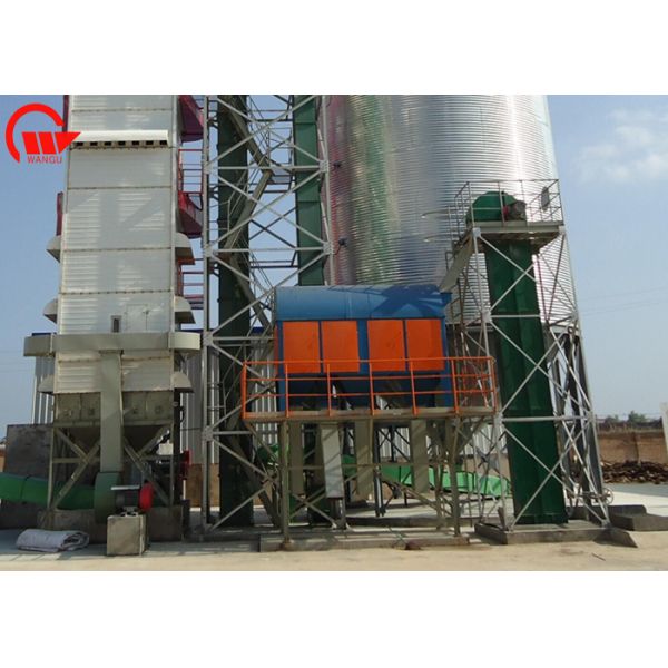 Raw Grain Double Rotary Drum Sieve , Grain Cleaning Machine TCQY Series