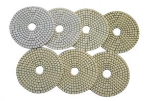 Quality Flexible Wet Diamond Polishing Pads , 7 - Step Diamond Pads For Marble wholesale