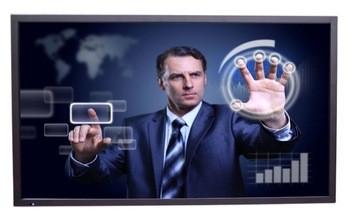 Cheap lcd/led FHD touch screen smart monitor interactive flat panel all in one pc & TVfor office for sale