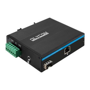 Buy cheap Industrial SFP Gigabit PSE PoE Media Converter 1.25G Optical Slot 15.4W / 30W from wholesalers