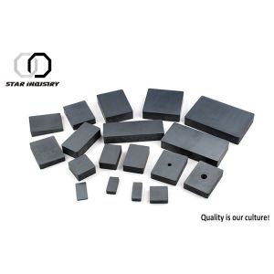 High Reliability Ferrite Bar Magnets Block Ring Shape Customization Available