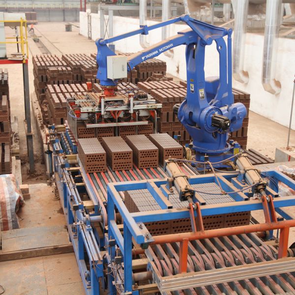 Rotary Kiln Brick Stacker Robot For Automatic Brick Plant Robot Stacking Machine