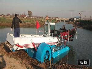 Quality Self Propulsion 10M2 Body Pond Weed Harvester River Weed And Floating Cleaning wholesale
